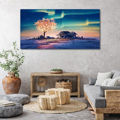 Obraz Canvas Magiczny wieczór pod gwiazdami