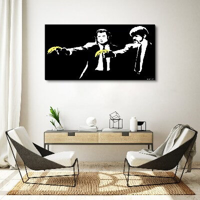 Obraz na Płótnie Banany w stylu pop-art
