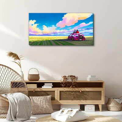 Obraz Canvas Podróż w kolorowej scenerii