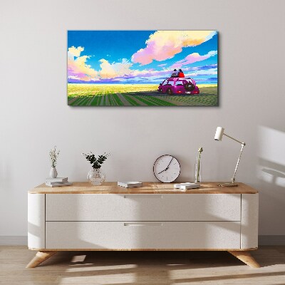 Obraz Canvas Podróż w kolorowej scenerii