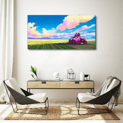 Obraz Canvas Podróż w kolorowej scenerii