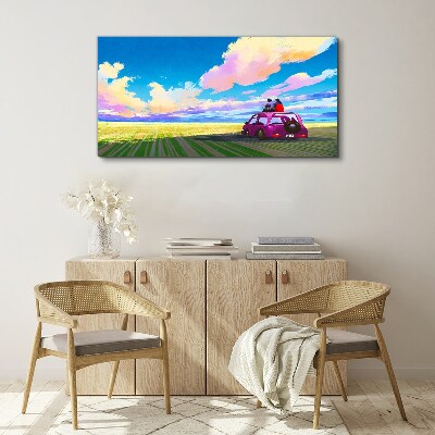 Obraz Canvas Podróż w kolorowej scenerii
