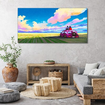 Obraz Canvas Podróż w kolorowej scenerii