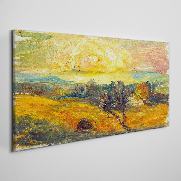 Obraz Canvas Złote pola pod słońcem