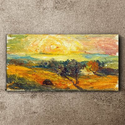 Obraz Canvas abstrakcja zachód słońca