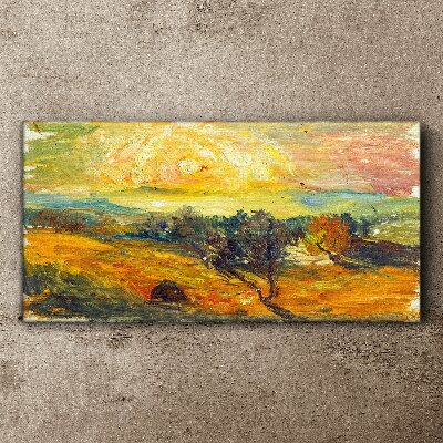 Obraz Canvas Złote pola pod słońcem