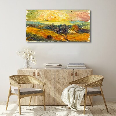Obraz Canvas Złote pola pod słońcem