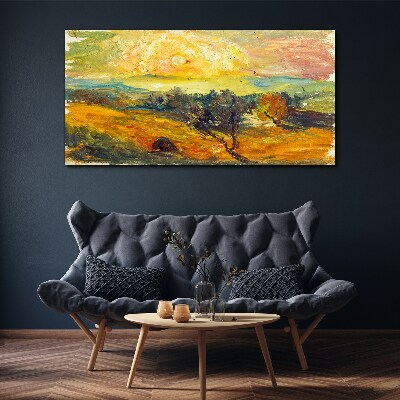 Obraz Canvas Złote pola pod słońcem