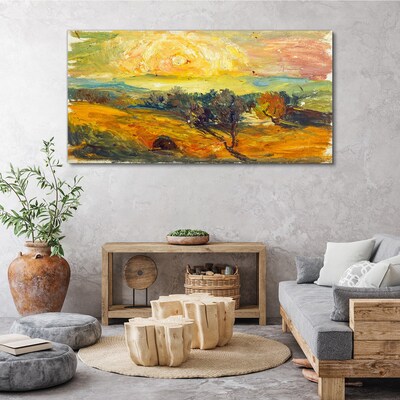 Obraz Canvas Złote pola pod słońcem