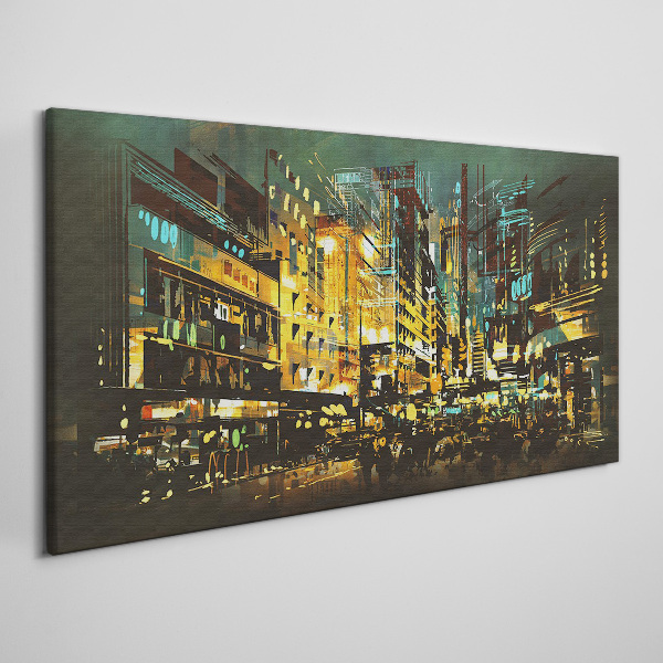 Obraz Canvas Nocna metropolia
