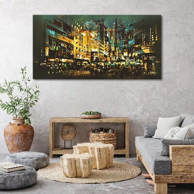 Obraz Canvas Nocna metropolia