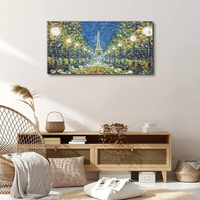 Obraz Canvas Wieczór w Paryżu
