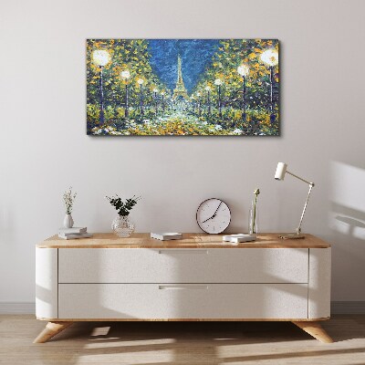 Obraz Canvas Wieczór w Paryżu