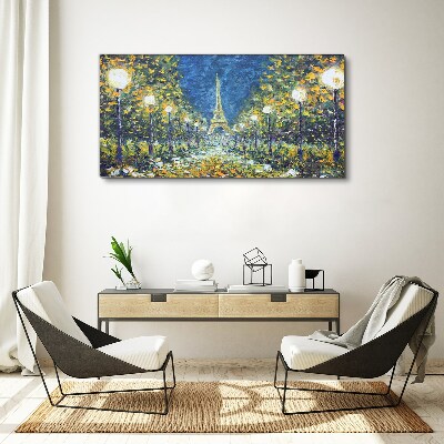 Obraz Canvas Wieczór w Paryżu