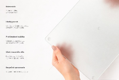 Panel ochronny do kuchni Prostokątny mrożony