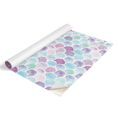 Folia samoprzylepna na meble Akwarelowe łuski