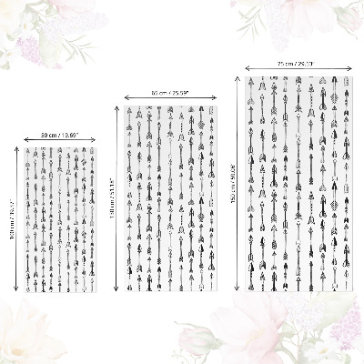 Nalepka na meble Strzały kształty