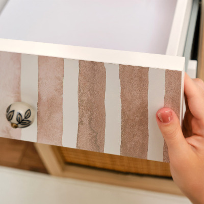 Folia meblowa Pasy beżowe