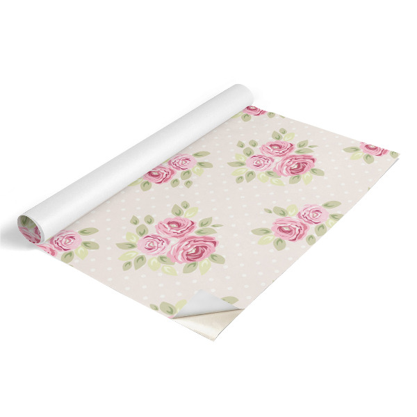 Nalepka na meble Kwiatowy deseń