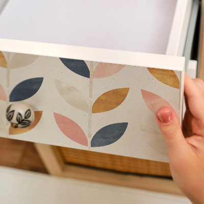 Folia samoprzylepna na meble Liściasty wzór