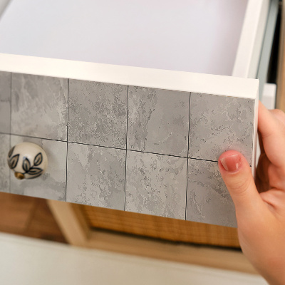 Folia do mebli Szare płytki