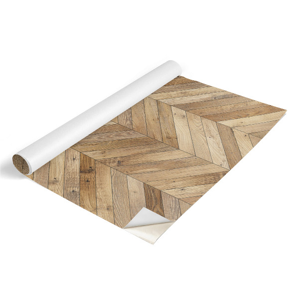 Folia samoprzylepna na meble Rustykalna jodełka