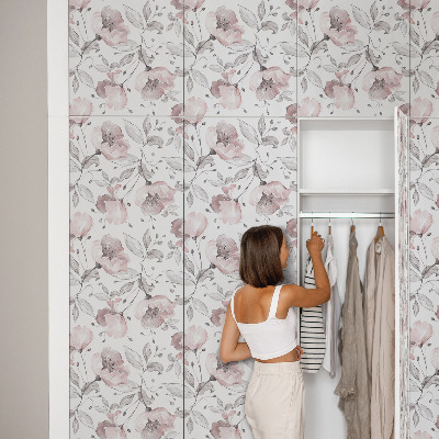 Folia do oklejania mebli Pastelowe kwiaty