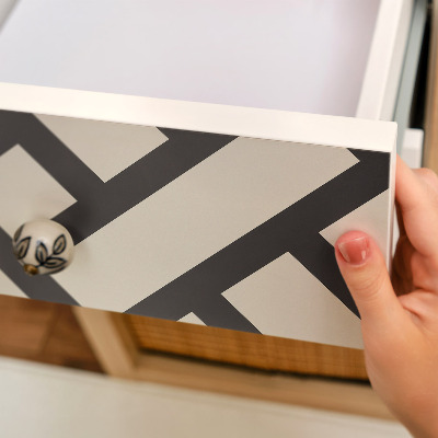 Folia samoprzylepna na meble Prosta plecionka