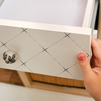 Folia samoprzylepna na meble Geometryczne romby