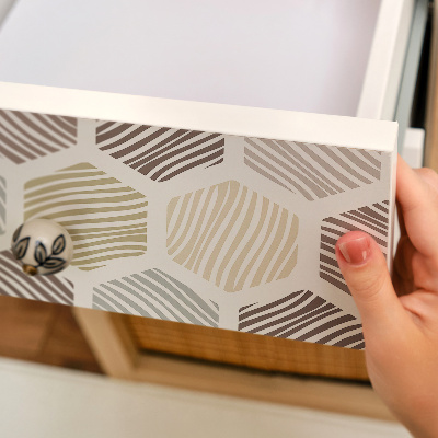 Folia meblowa Mozaika heksagonów