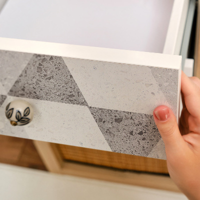 Folia samoprzylepna na meble Prosta mozaika