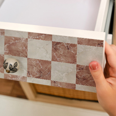 Folia do mebli Marmurowa kratka