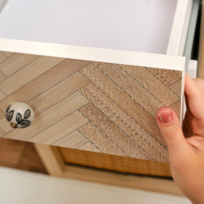 Folia do mebli Drewniana jodełka