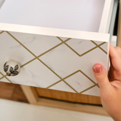 Folia do oklejania mebli Geometria marmuru