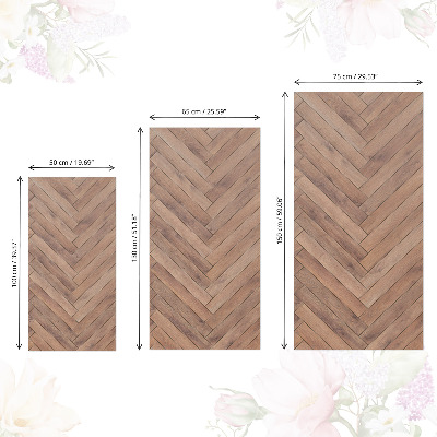 Nalepka na meble Drewniana jodełka