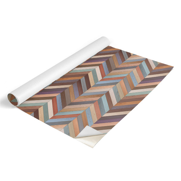 Folia do mebli Kolorowa jodełka