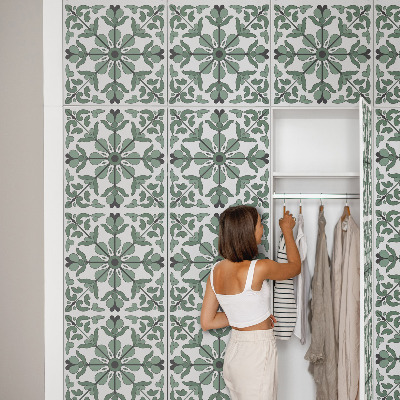 Folia do mebli Zielony ornament