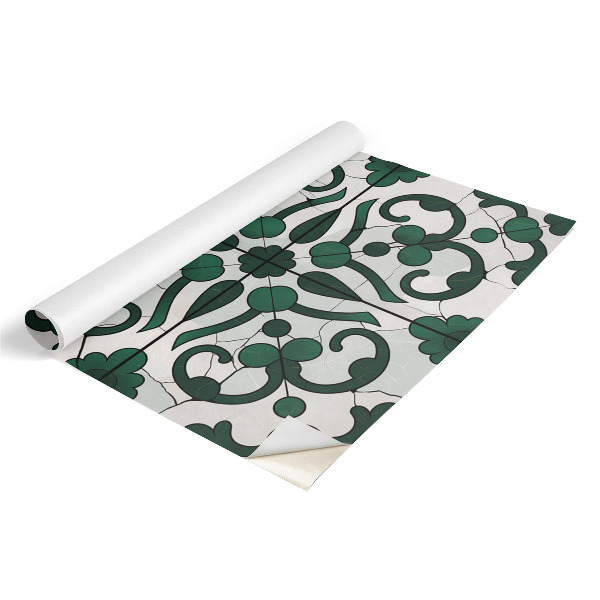 Nalepka na meble Zielone ornamenty