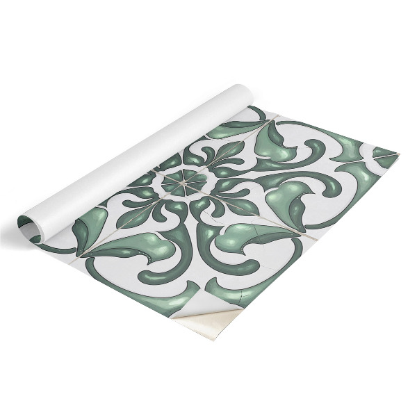 Folia do mebli Zielone ornamenty