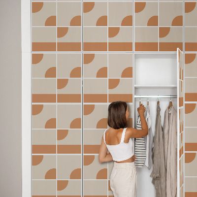 Nalepka na meble Kształty vintage