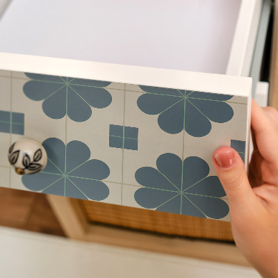 Folia do mebli Kwiatowa geometria