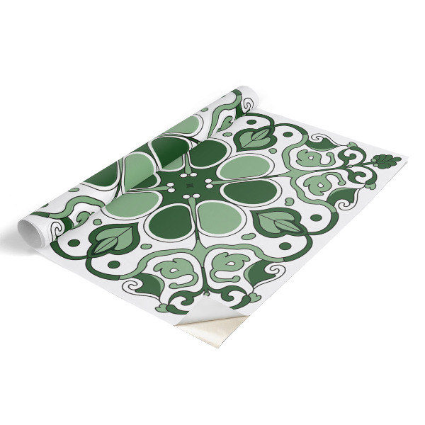 Nalepka na meble Zielone kafelki