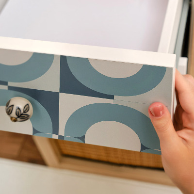 Folia do mebli Niebieskie koła