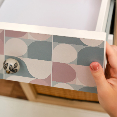 Folia meblowa Geometryczne pastele