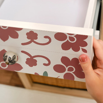 Folia do mebli Ludowe kwiaty