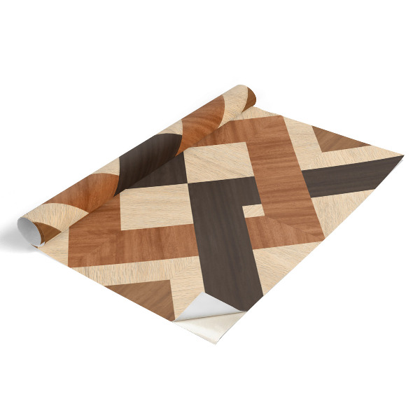 Folia do mebli Drewniane kwadraty