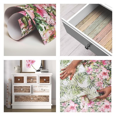 Folia meblowa Drewniane ornamenty