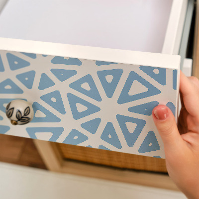 Folia do oklejania mebli Trójkątne kształty