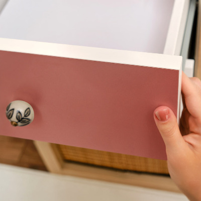 Folia do oklejania mebli Ciemny łososiowy