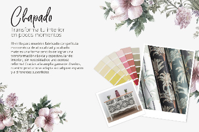 Folia do oklejania mebli Lamele z drewna